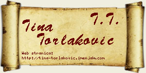 Tina Torlaković vizit kartica